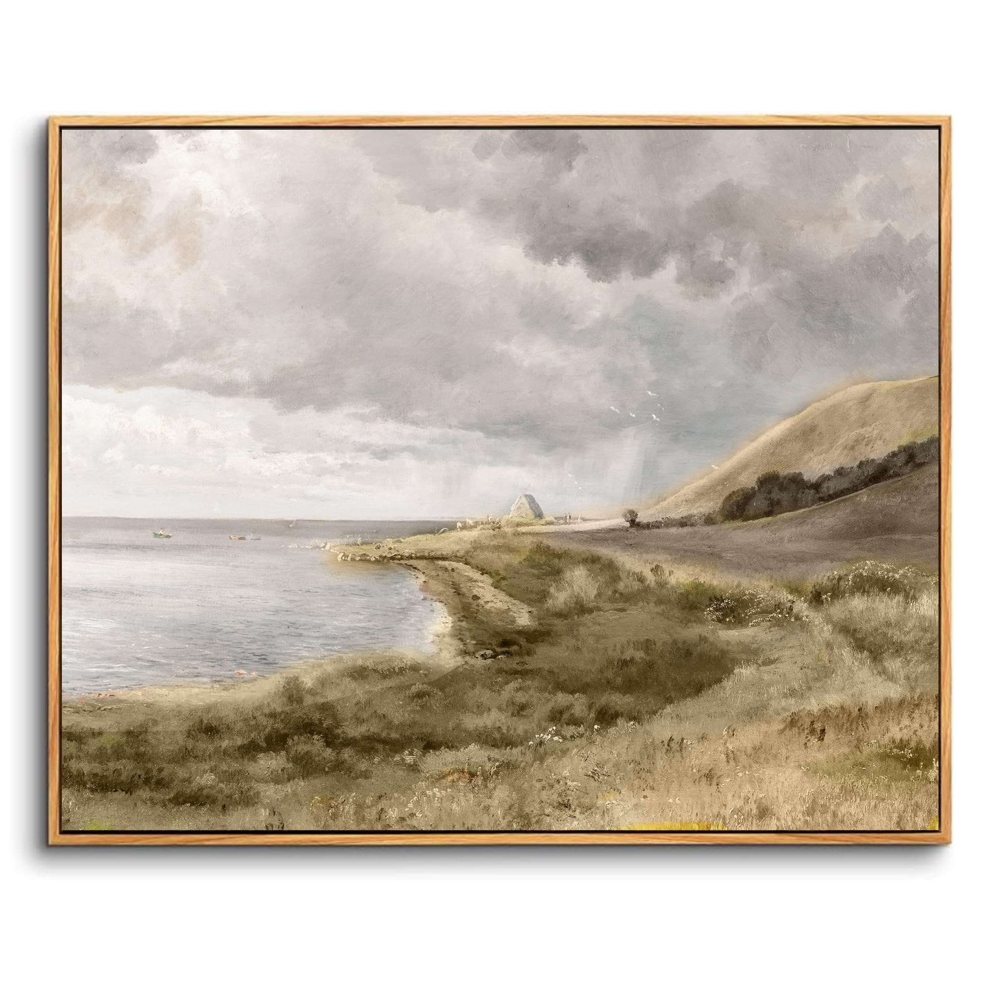 hyidecorart Quadro Vintage Soggiorno con Cornice 50x75cm