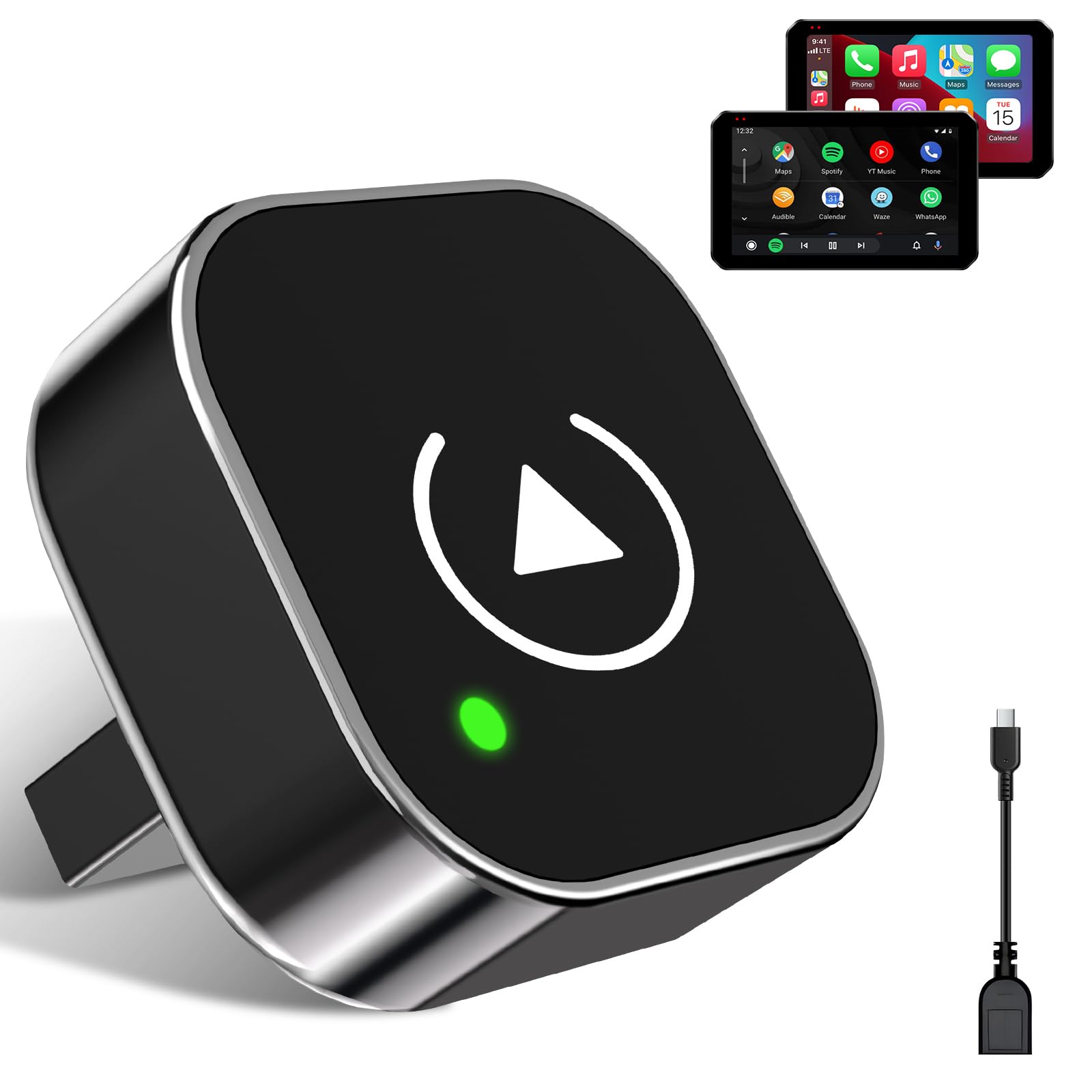 Adattatore CarPlay 2 in 1 Android Auto Wireless 2026