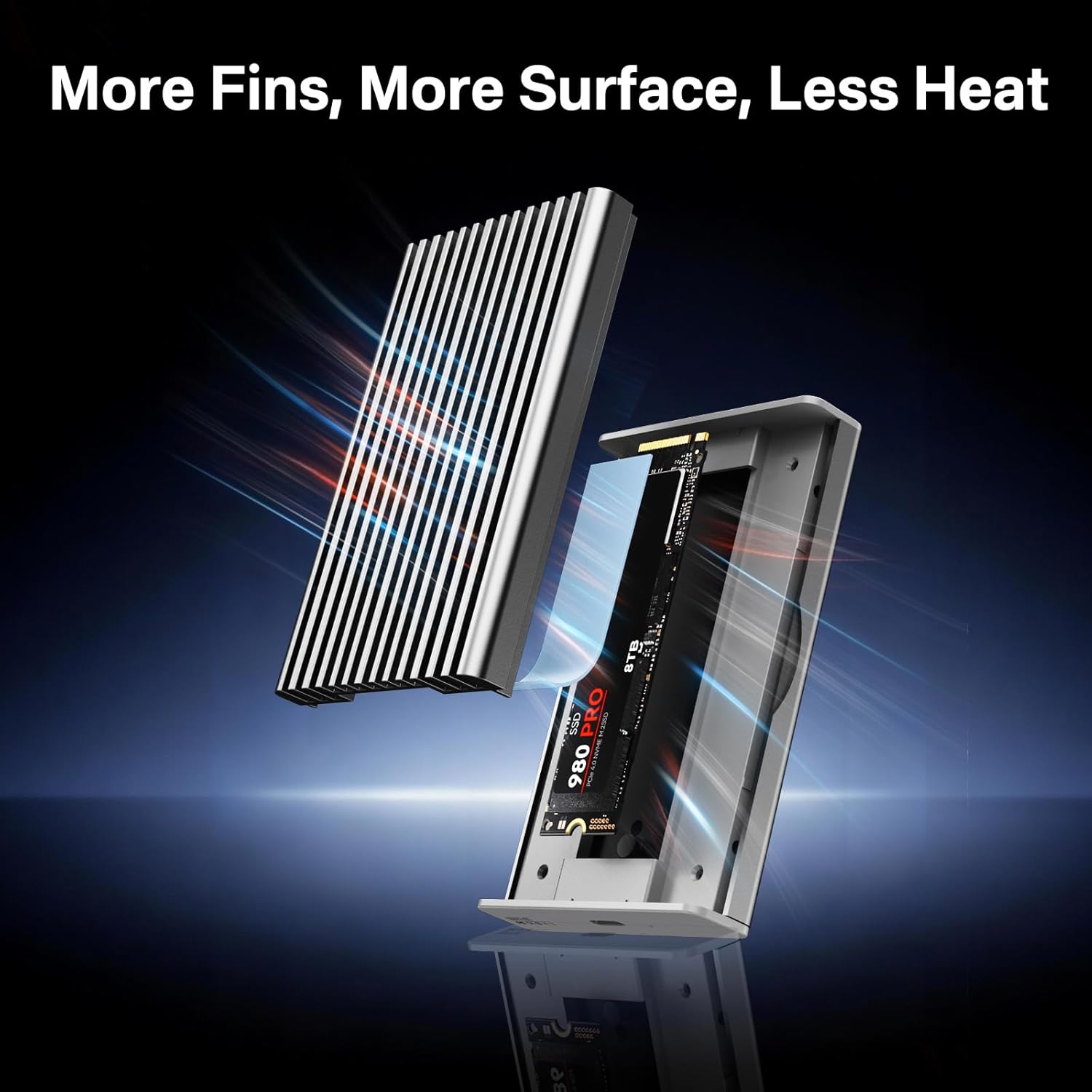 Anyoyo Enclosure SSD M.2 NVMe 40 Gbps - immagine 3