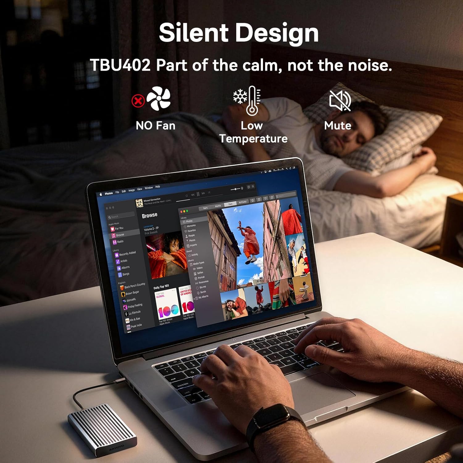 Anyoyo Enclosure SSD M.2 NVMe 40 Gbps - immagine 4