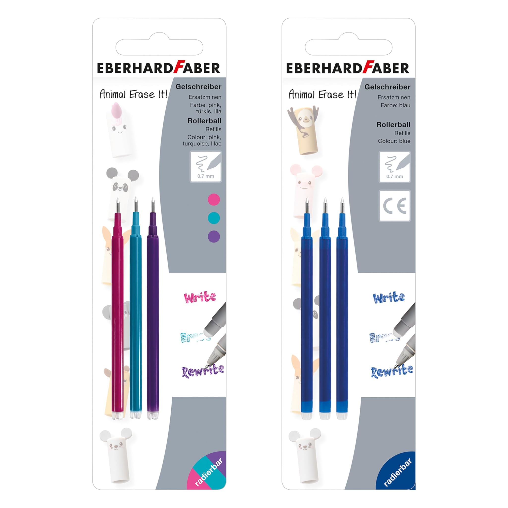 6 ricariche colorate