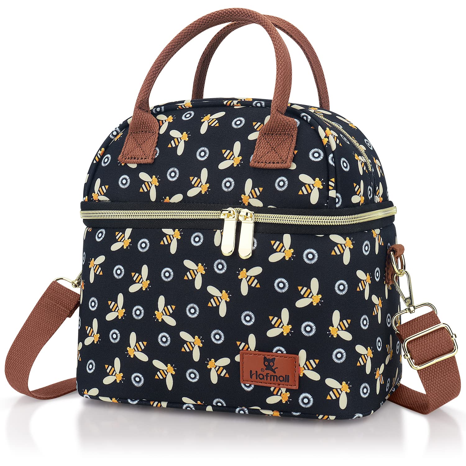 Hafmall Borsa Termica Porta Pranzo Doppio Strato, Ape