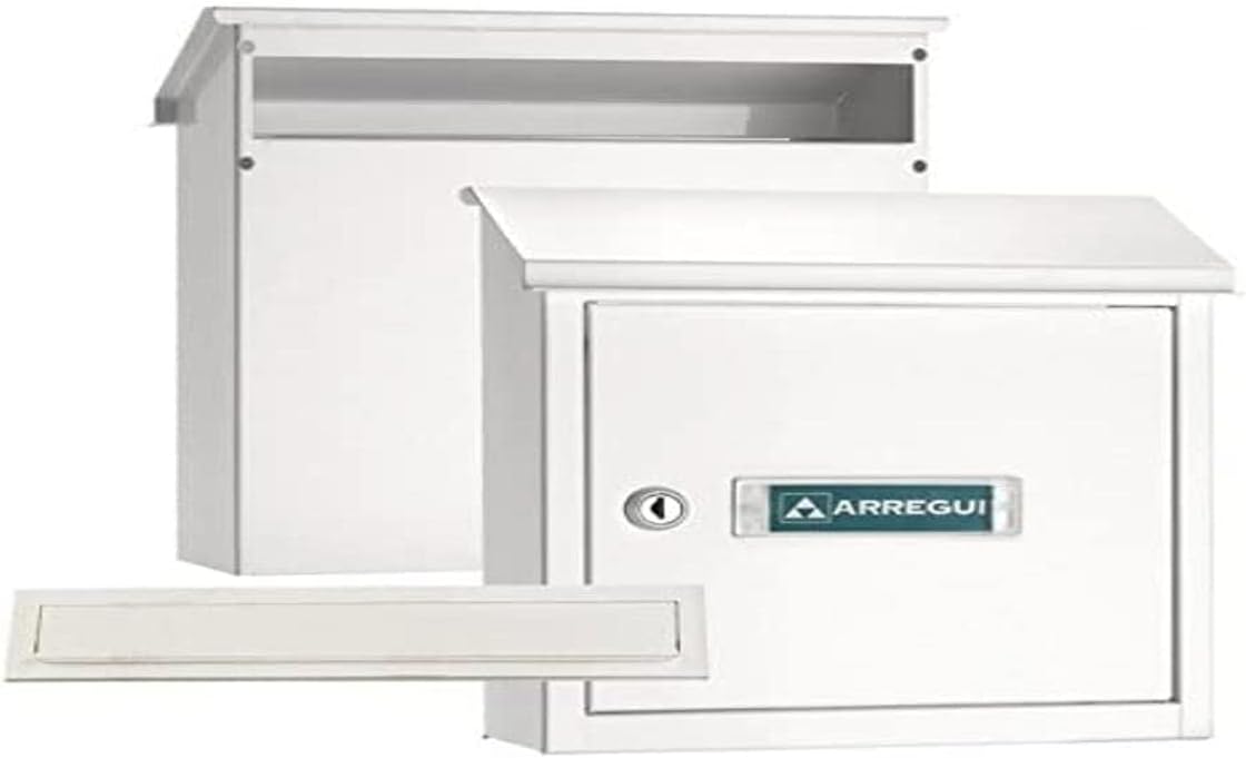 Arregui V4031 Pack Cassetta Postale Acciaio S, Bianco