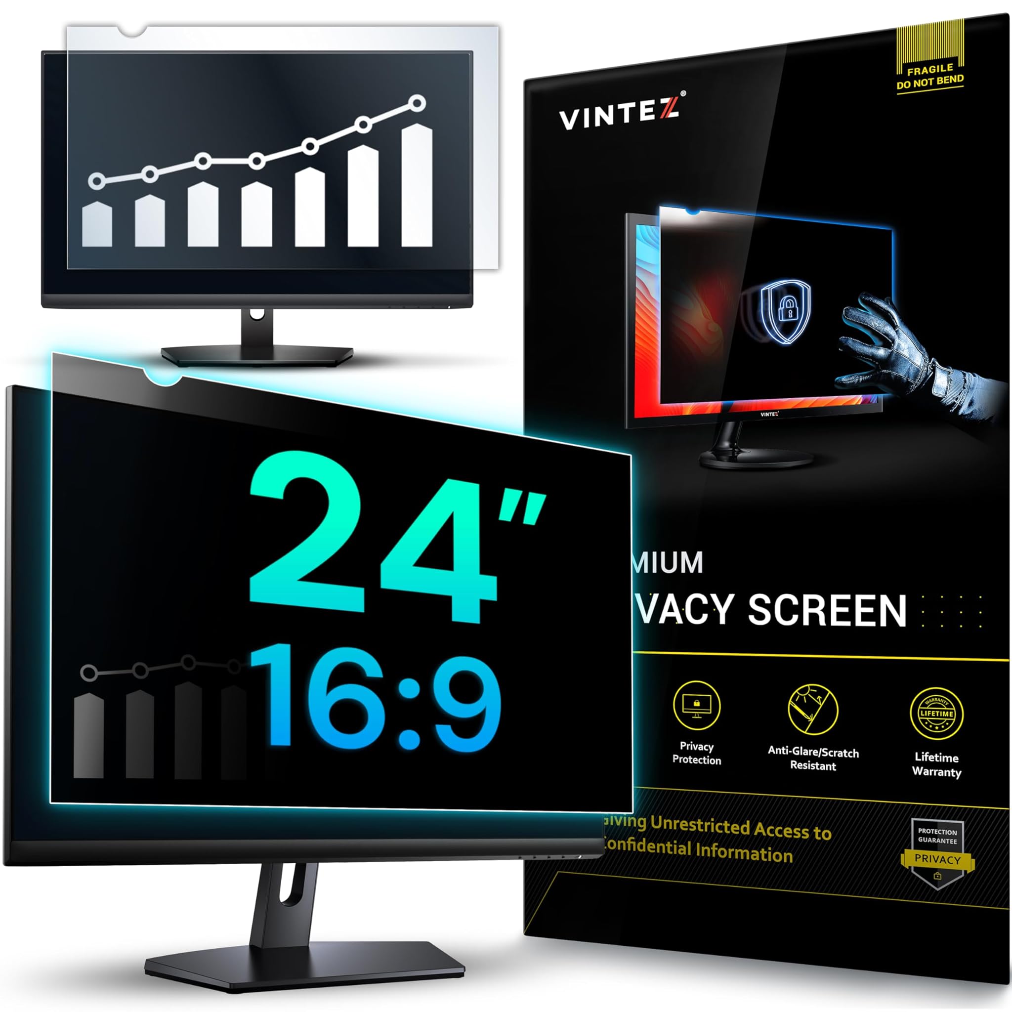 Vintez Schermo Privacy 24 pollici 16:9
