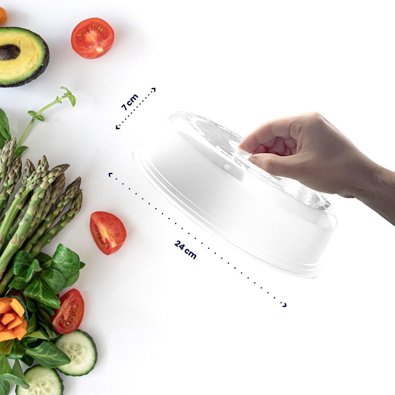 Coperchio Microonde Antischizzo 24cm - immagine 4