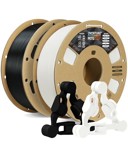 Overture Filamento PETG 1.75mm per Stampante 3D - 2kg