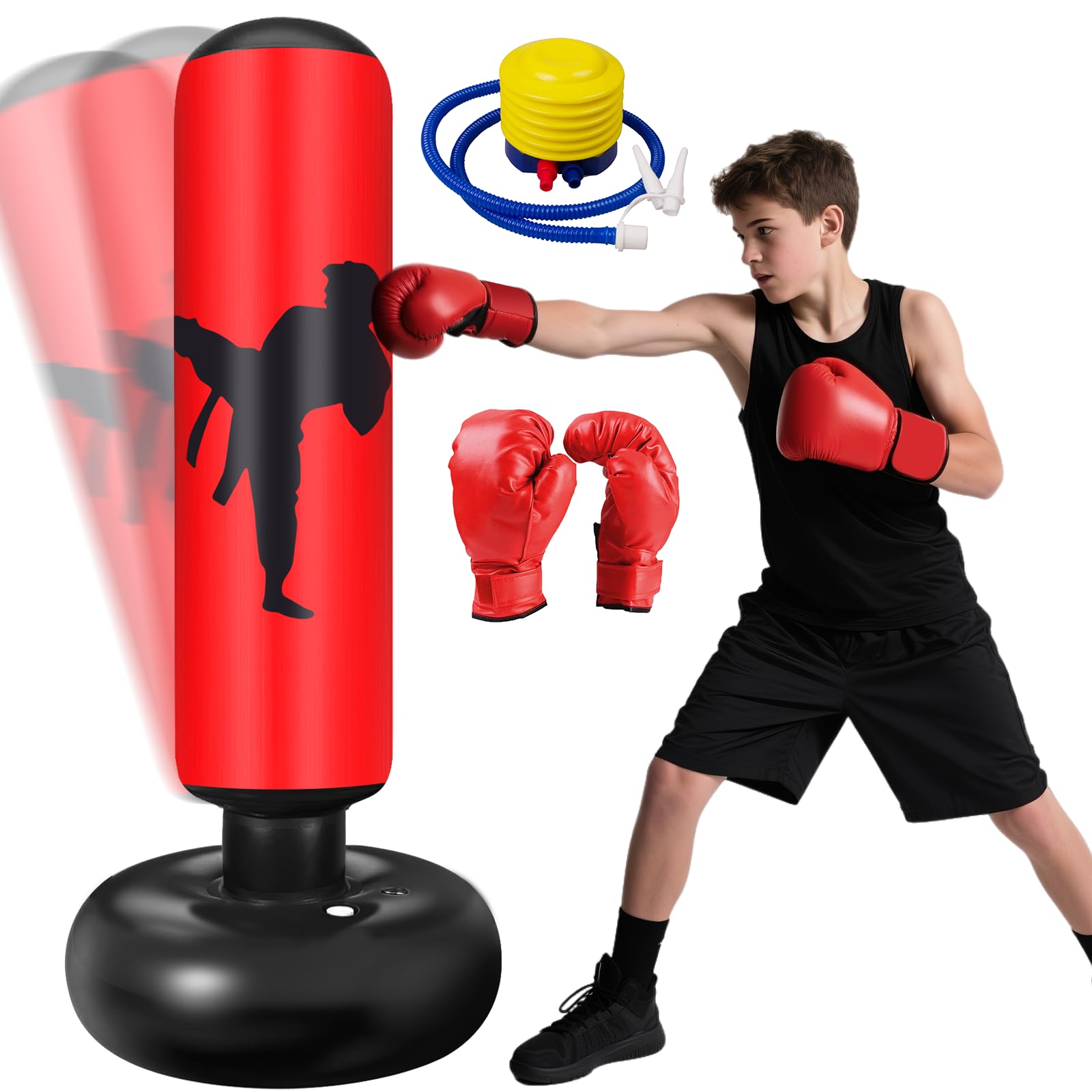 Ninonly Sacco da Boxe per Bambini 160cm