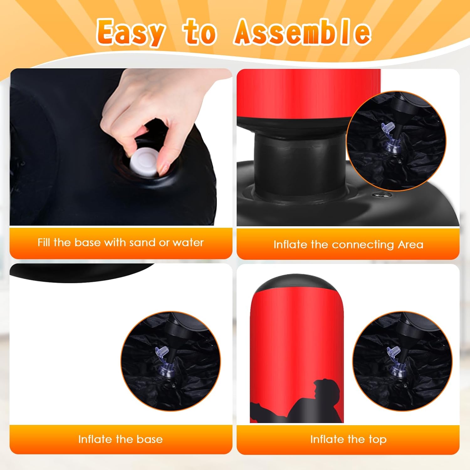 Ninonly Sacco da Boxe per Bambini 160cm - immagine 6