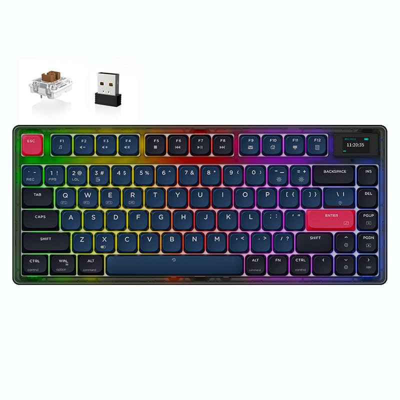 Attack Shark AK832PRO Tastiera Meccanica 75% TKL RGB