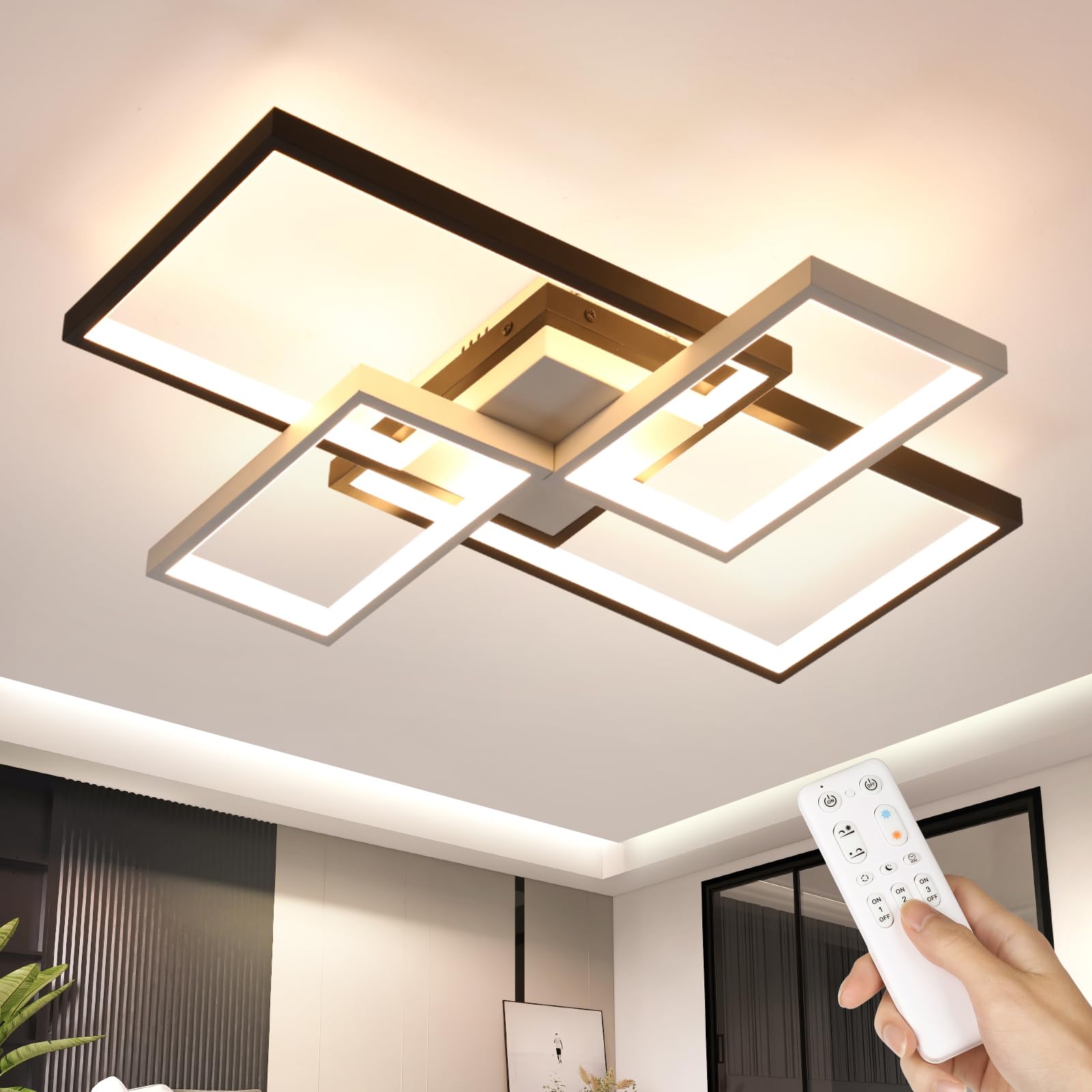 Otren Plafoniera LED Soffitto Dimmerabile con Telecomando