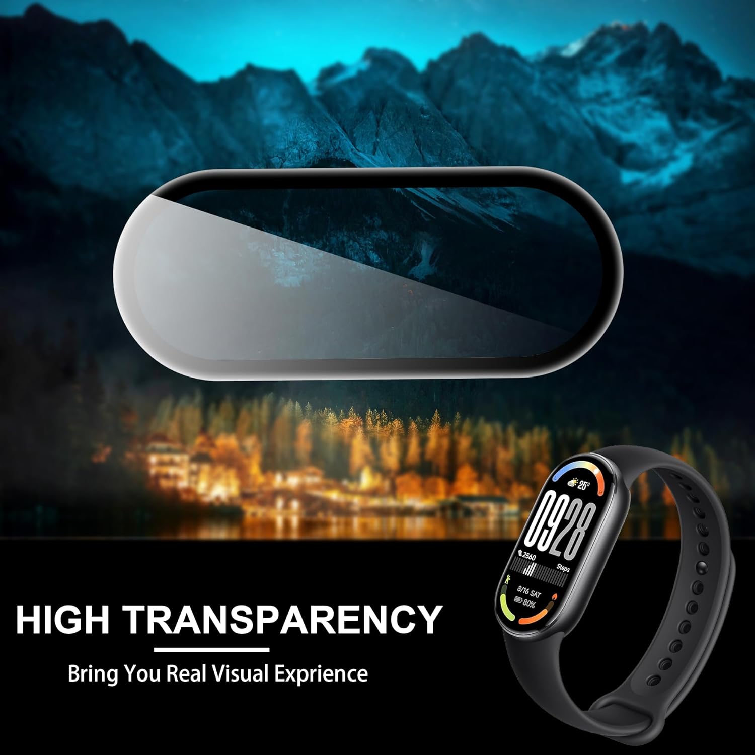 Rojeuinn Pellicola Protettiva 3 Pezzi per Xiaomi Smart Band 10 - immagine 2