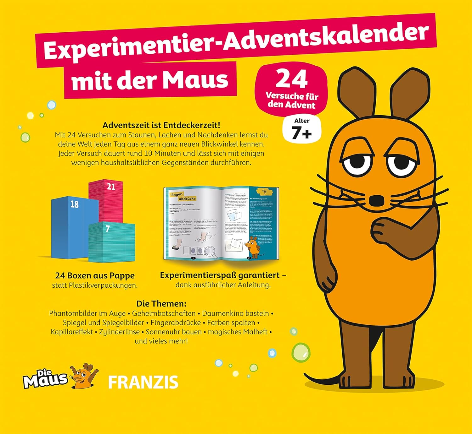 FRANZIS Experimentier-Adventskalender mit der Maus - immagine 2