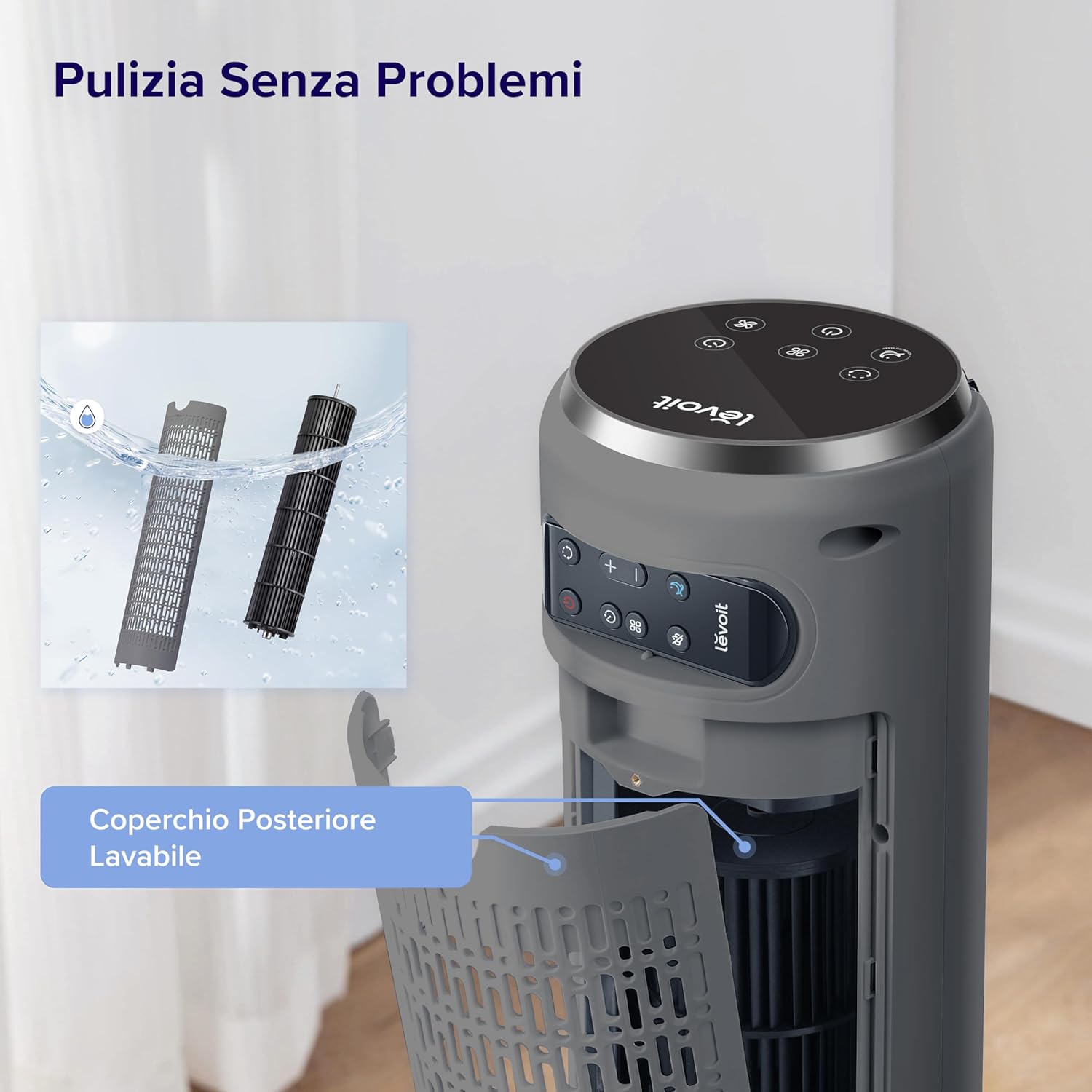 Levoit Ventilatore a Torre 92CM con Telecomando - immagine 4