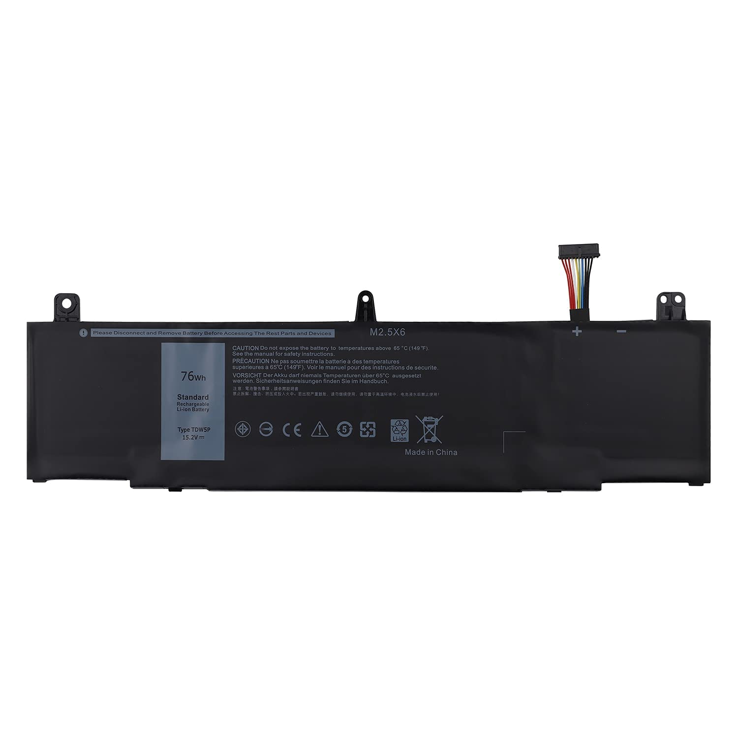 Duotipa Batteria Sostitutiva TDW5P per Dell Alienware 13 R3
