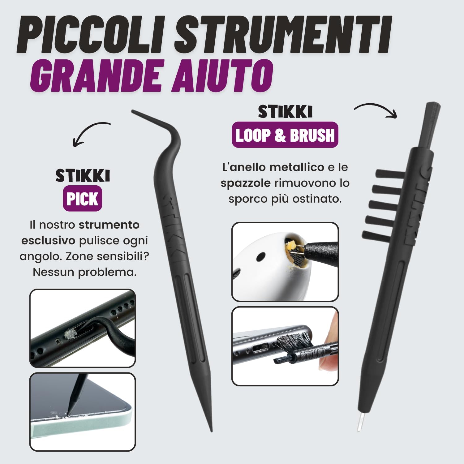 Stikki® Pasta per la Pulizia di Cellulari e Cuffie - immagine 5