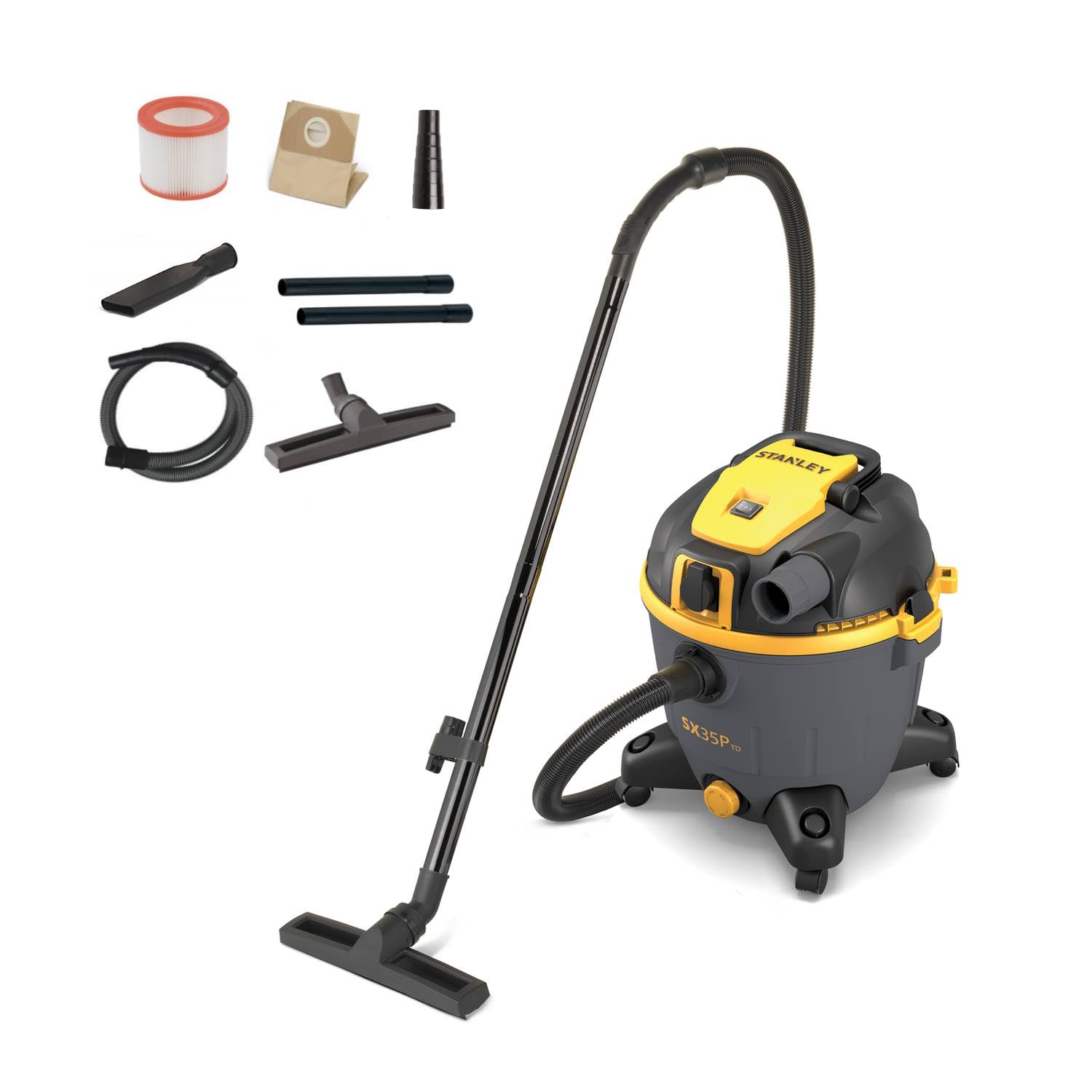 Stanley Aspiratore Solidi e Liquidi SXVC35PTDE 1600W