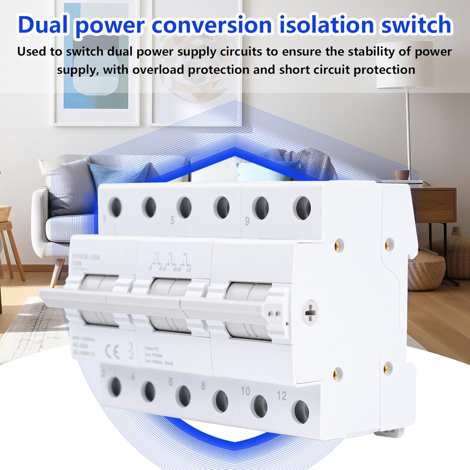 Geya Commutatore 3P 125A Interruttore Separatore di Carico - immagine 2