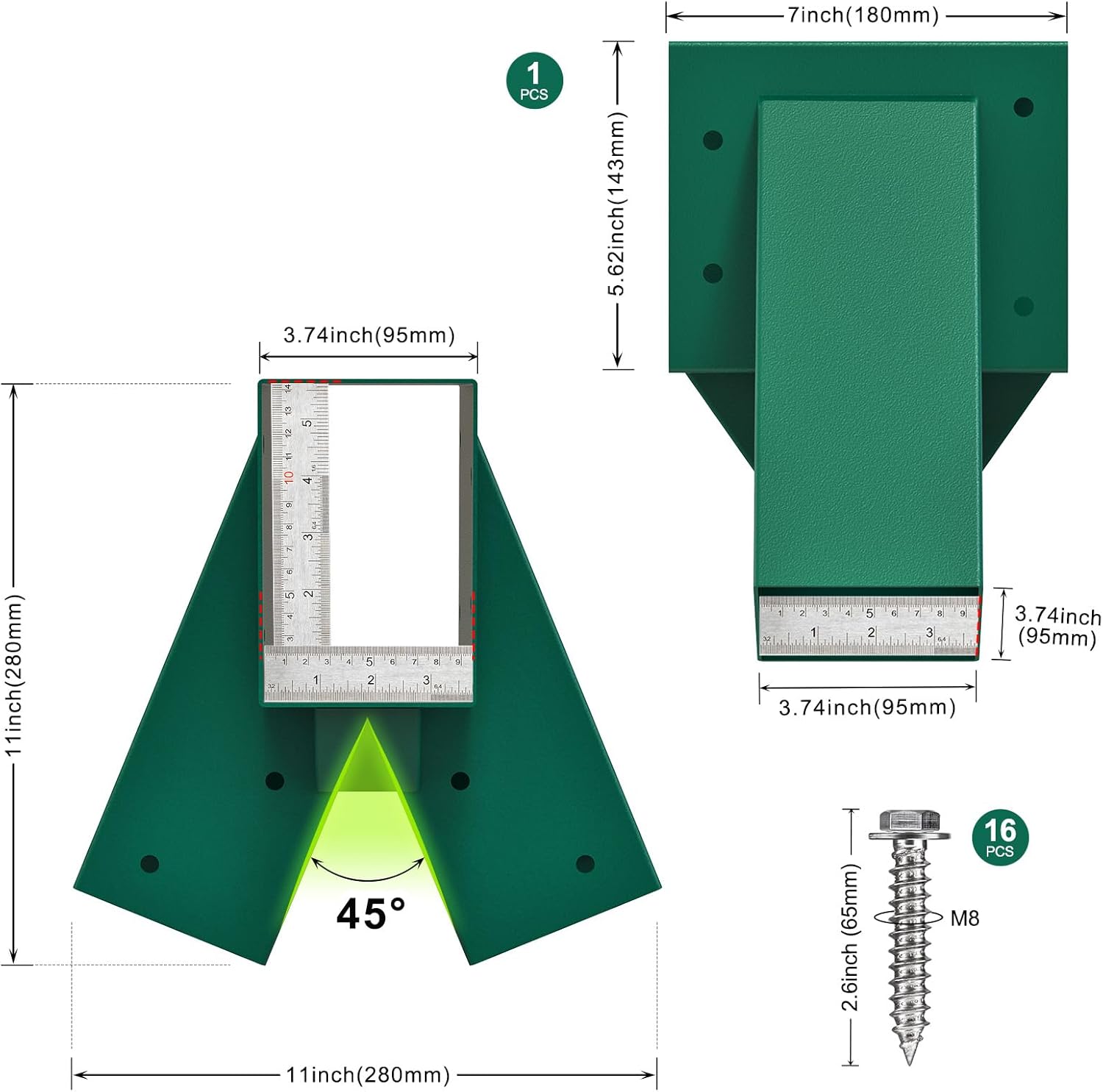 BeneLabel Staffe per Altalena Centrali con Telaio a A - immagine 5