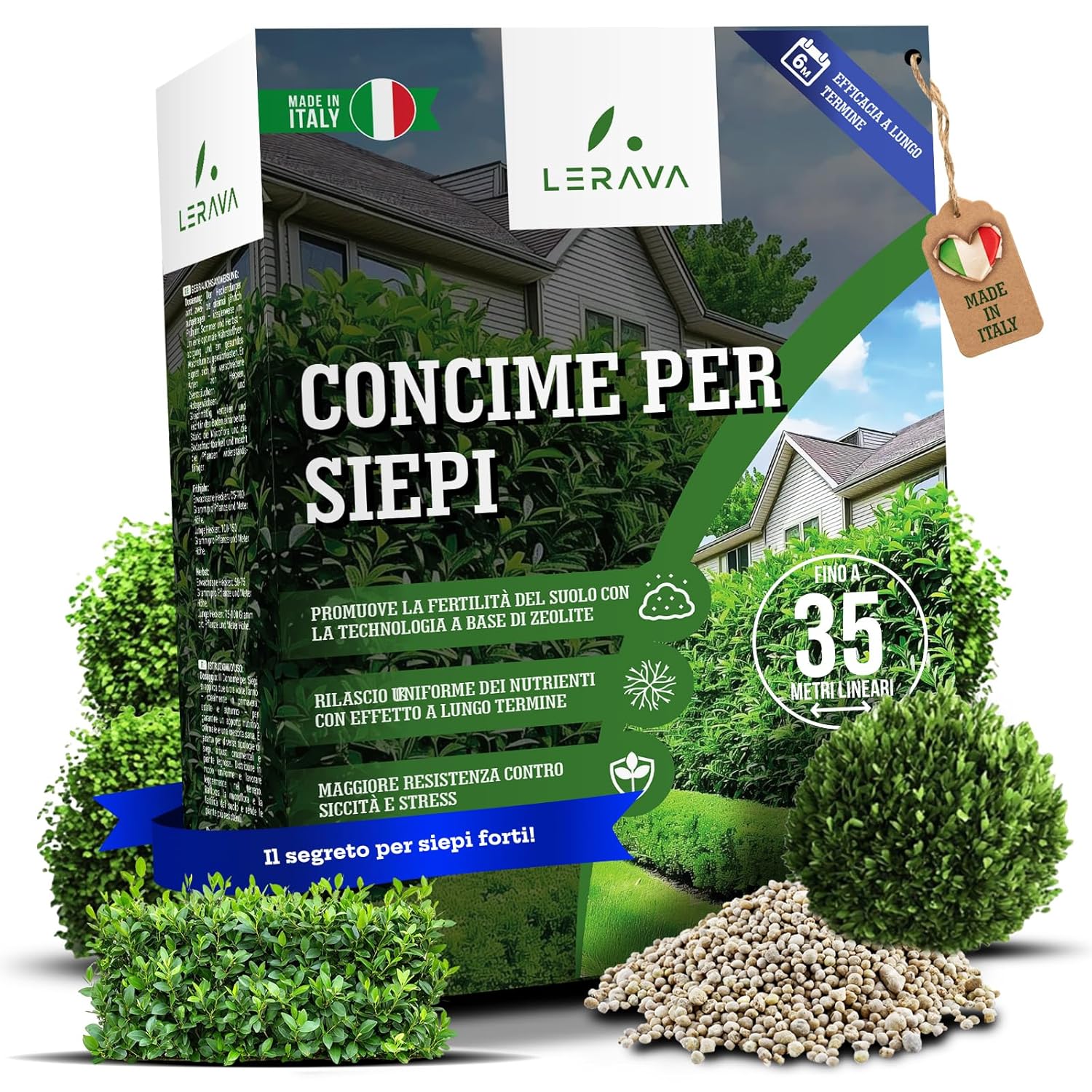 Lerava® Concime per Siepe 1.7kg - immagine 1