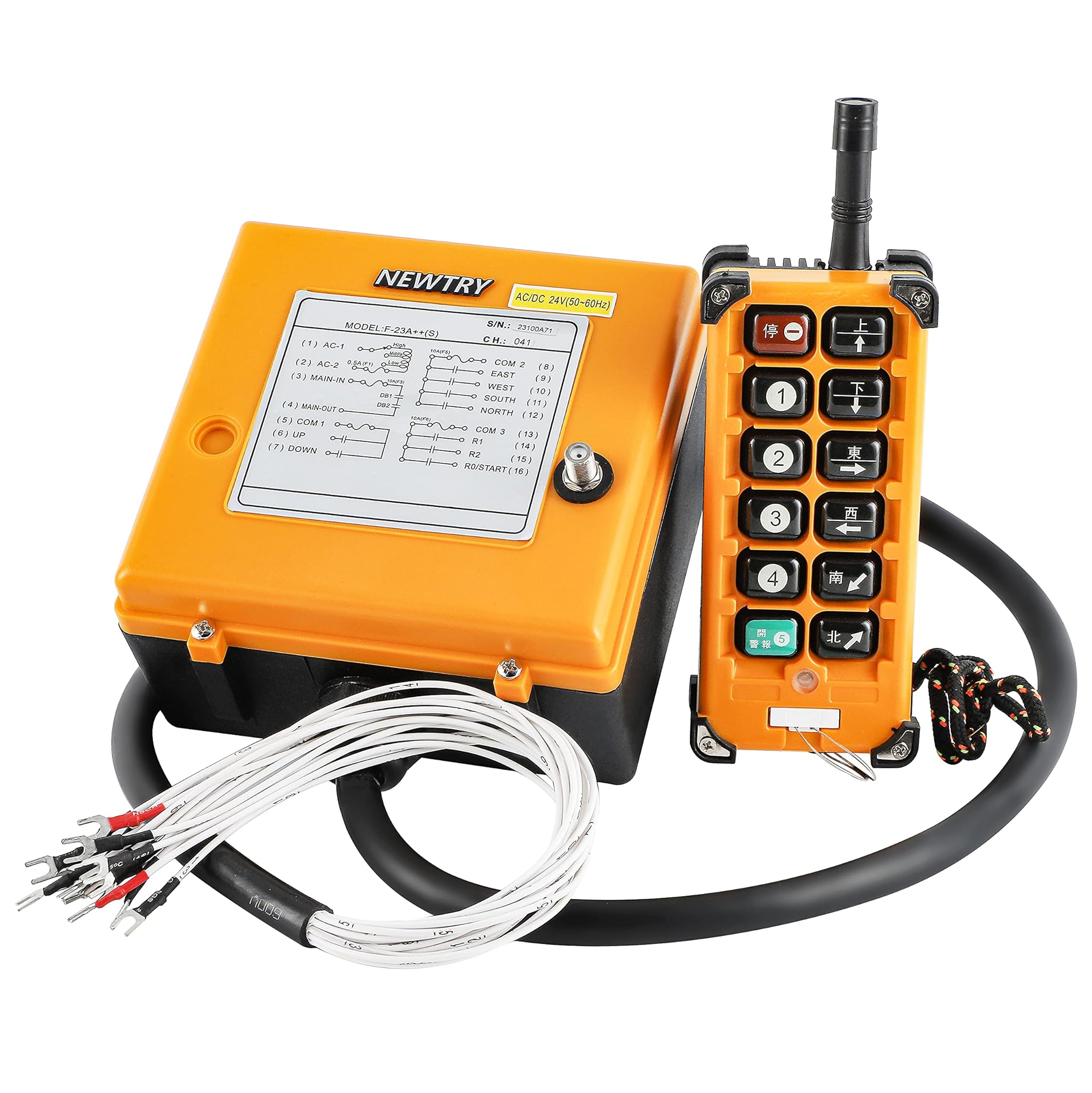 NEWTRY Controllo Telecomando Wireless per Gru 24V