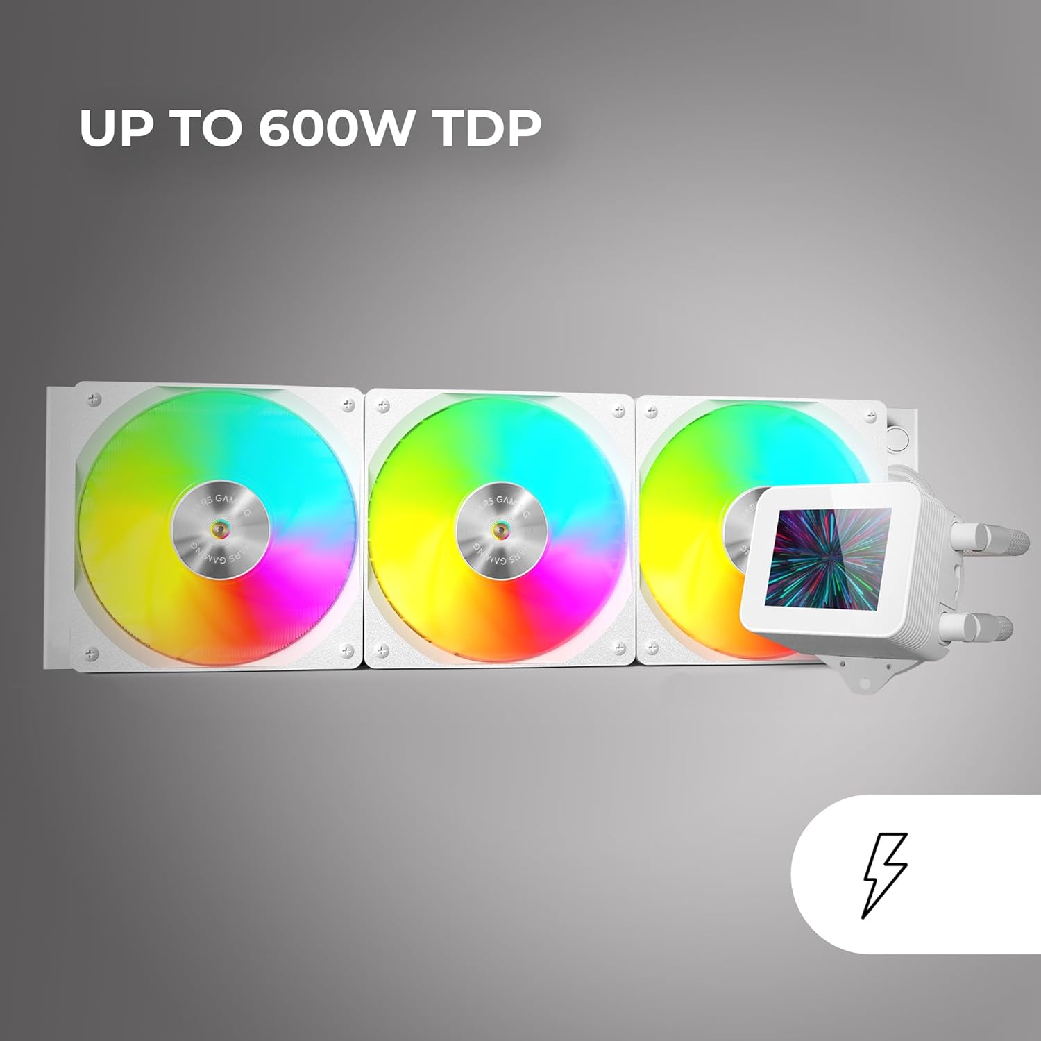 MARSGAMING ML-VISION360 - Raffreddamento a Liquido AIO, Bianco - immagine 3