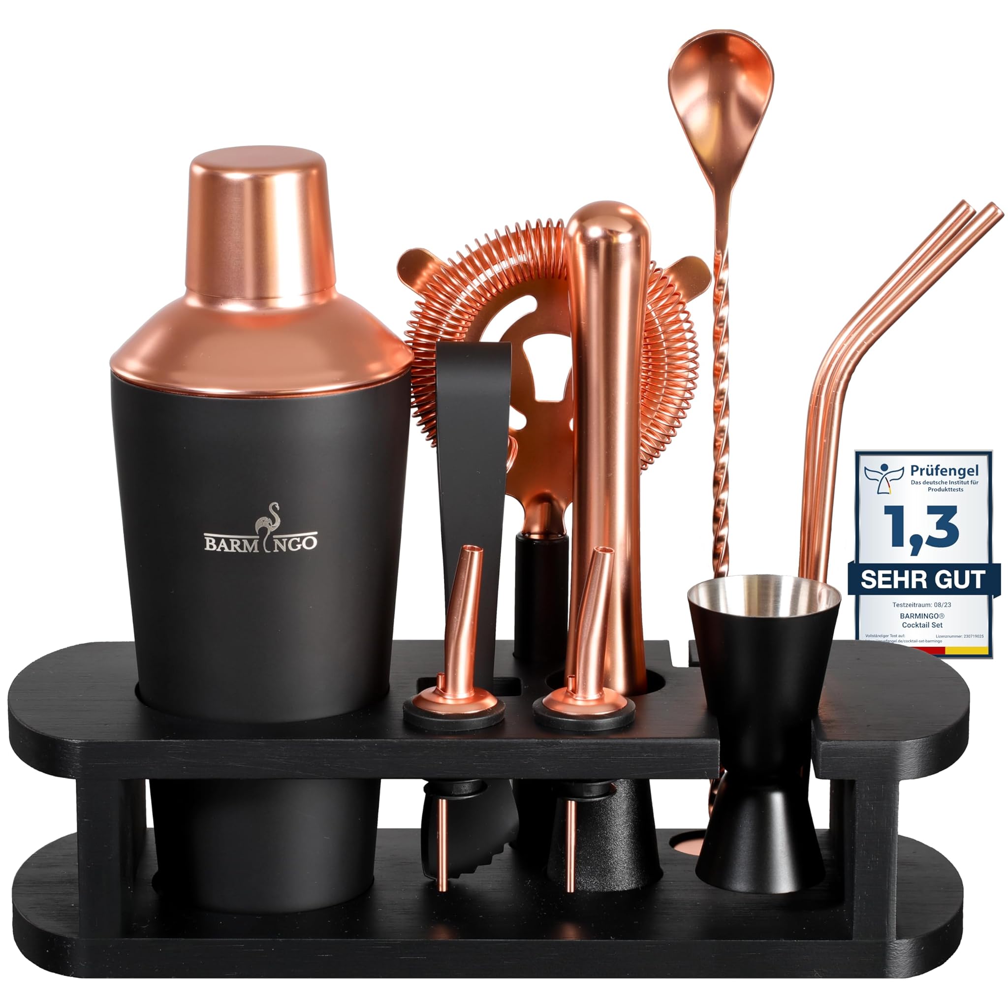 Set da Cocktail in Acciaio Inox 11 Pezzi 700ml