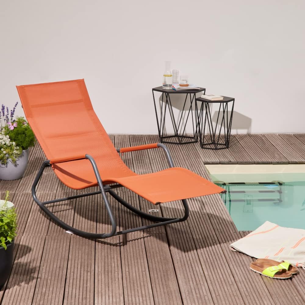 Siena Garden Aliano Sdraio a Dondolo, Rot - immagine 6