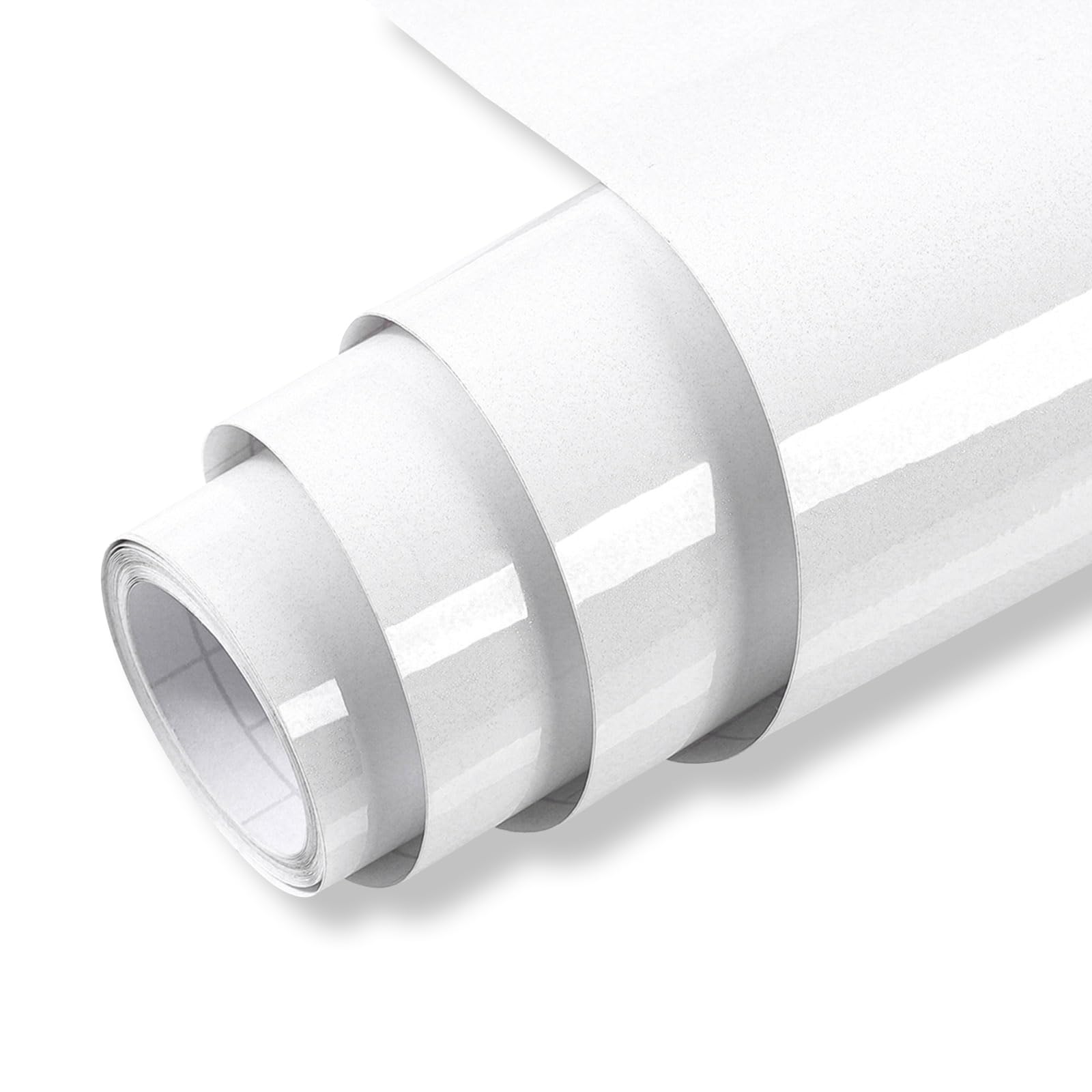 Hode Pellicola Adesiva per Mobili Bianco Lucido 60x1000cm