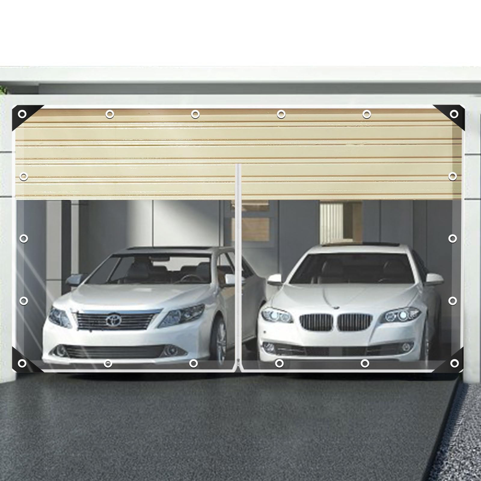 Telone Trasparente con Occhielli per Esterni 420 g/m²