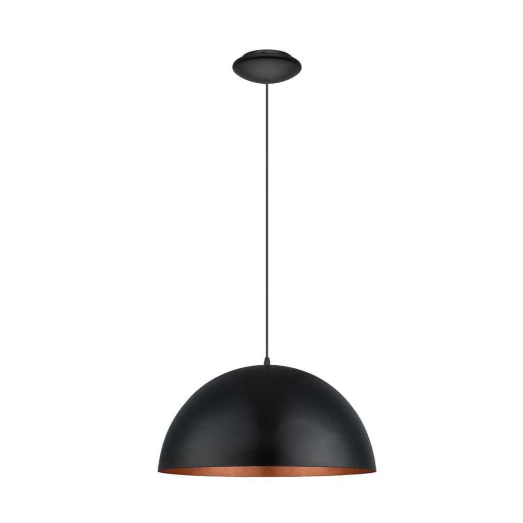 Eglo GAETANO 1 illuminazione da soffitto Nero, Rame E27