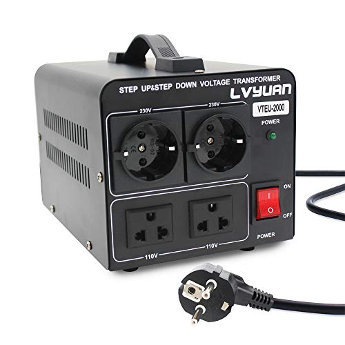 Cantonape Convertitore di Tensione 2000 VA 220V/110V