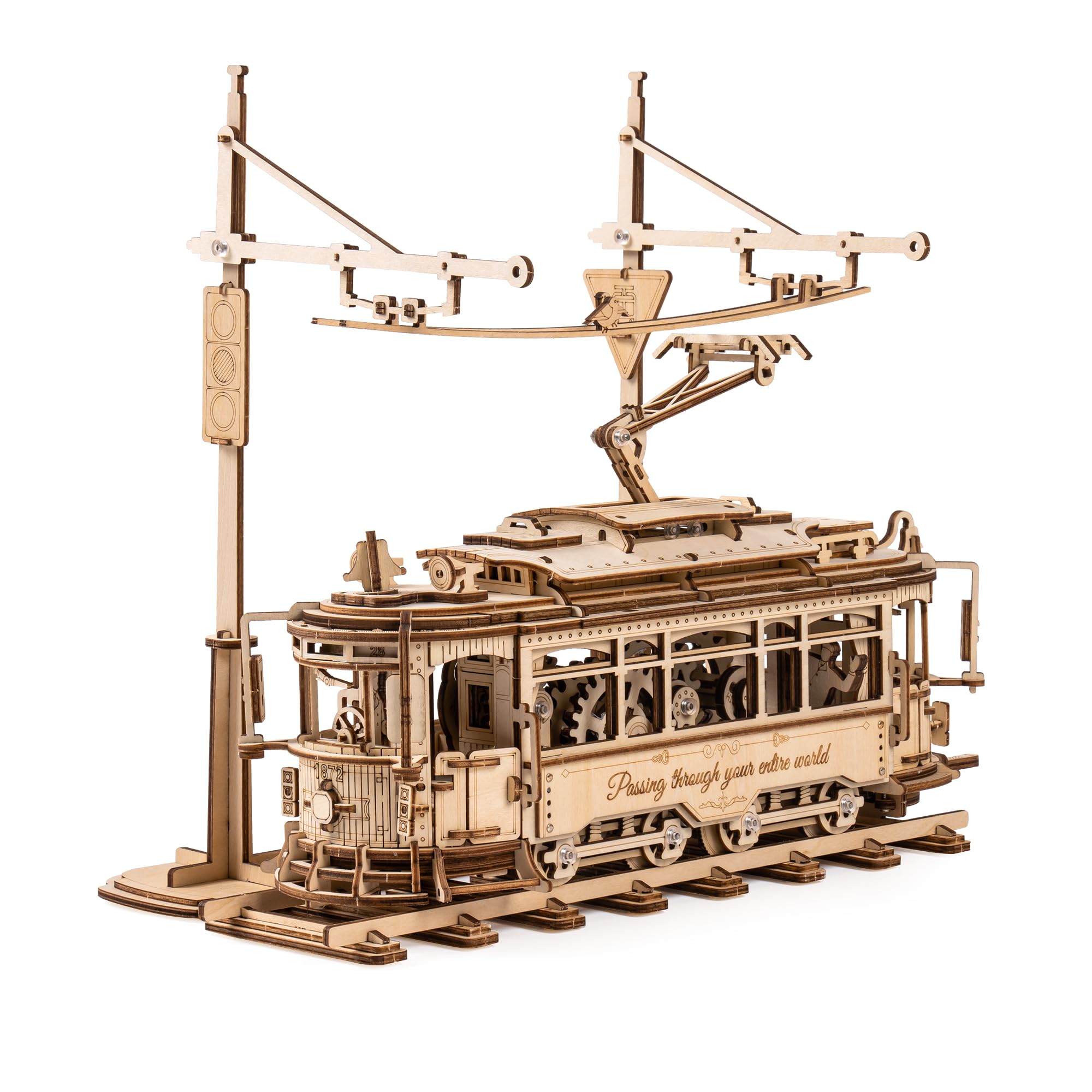 Rokr Puzzle 3D Legno Modellismo Tram Urbano Classico