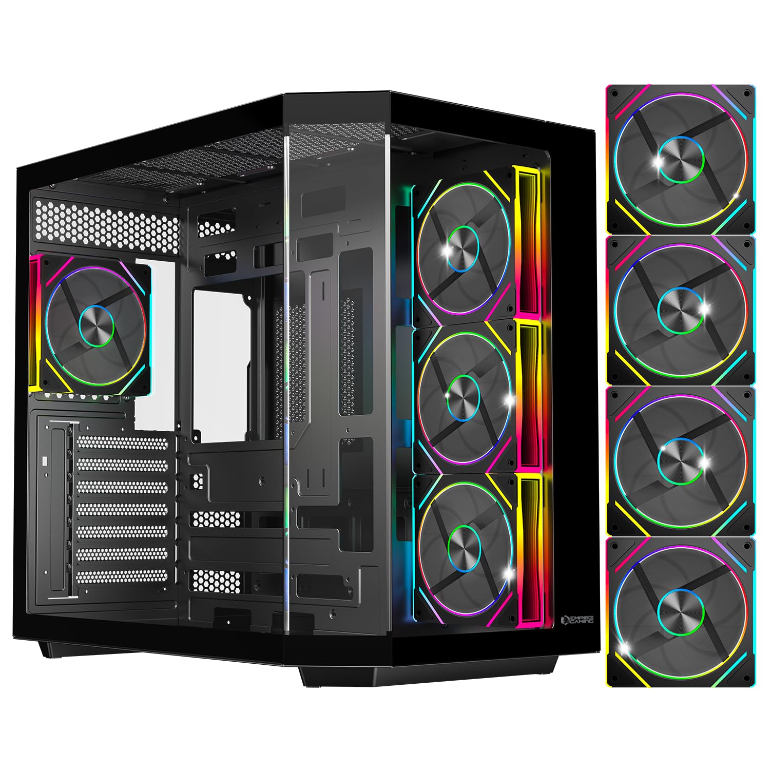 Empire Gaming ECL251 - Case PC Mid-Tower ATX, Nero