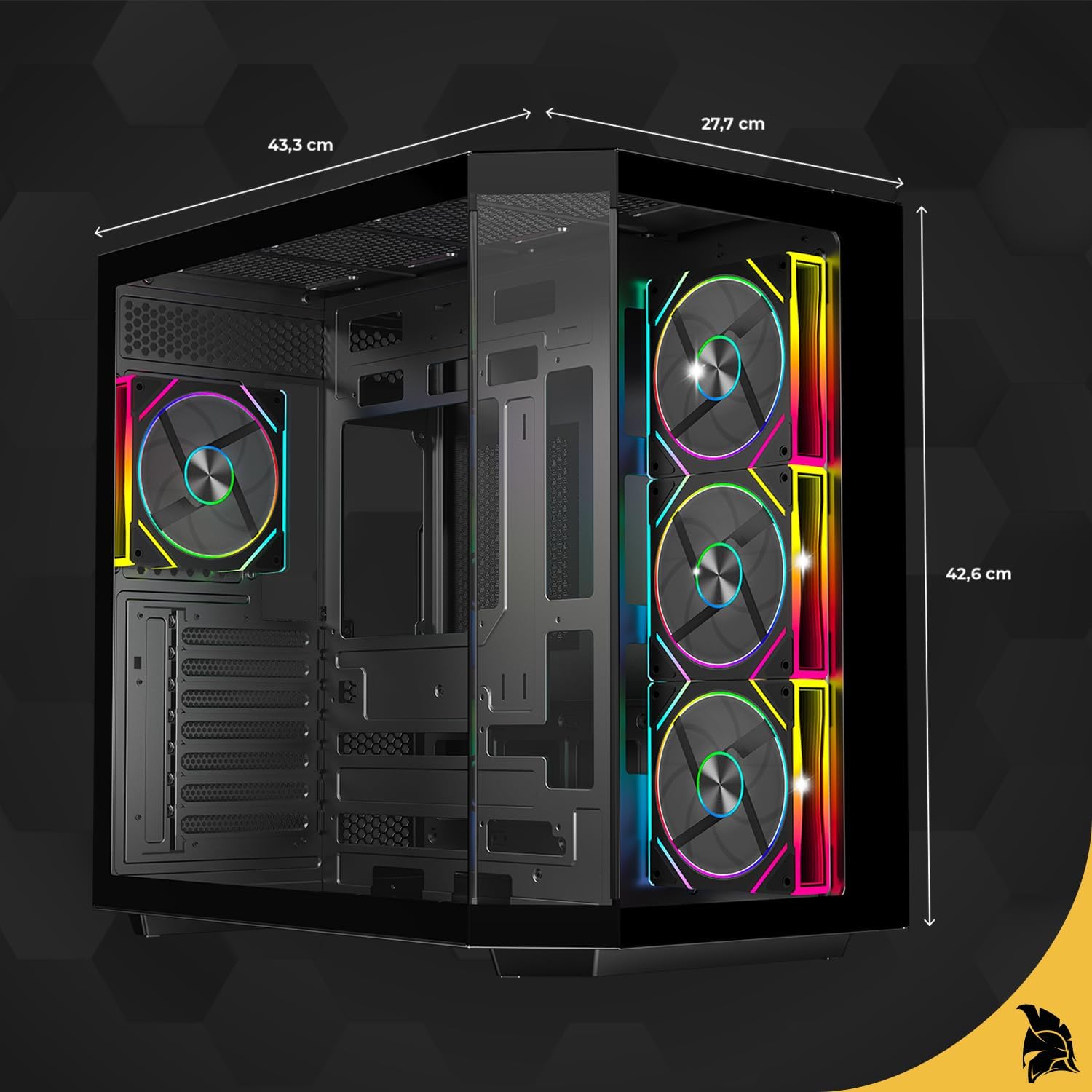 Empire Gaming ECL251 - Case PC Mid-Tower ATX, Nero - immagine 10