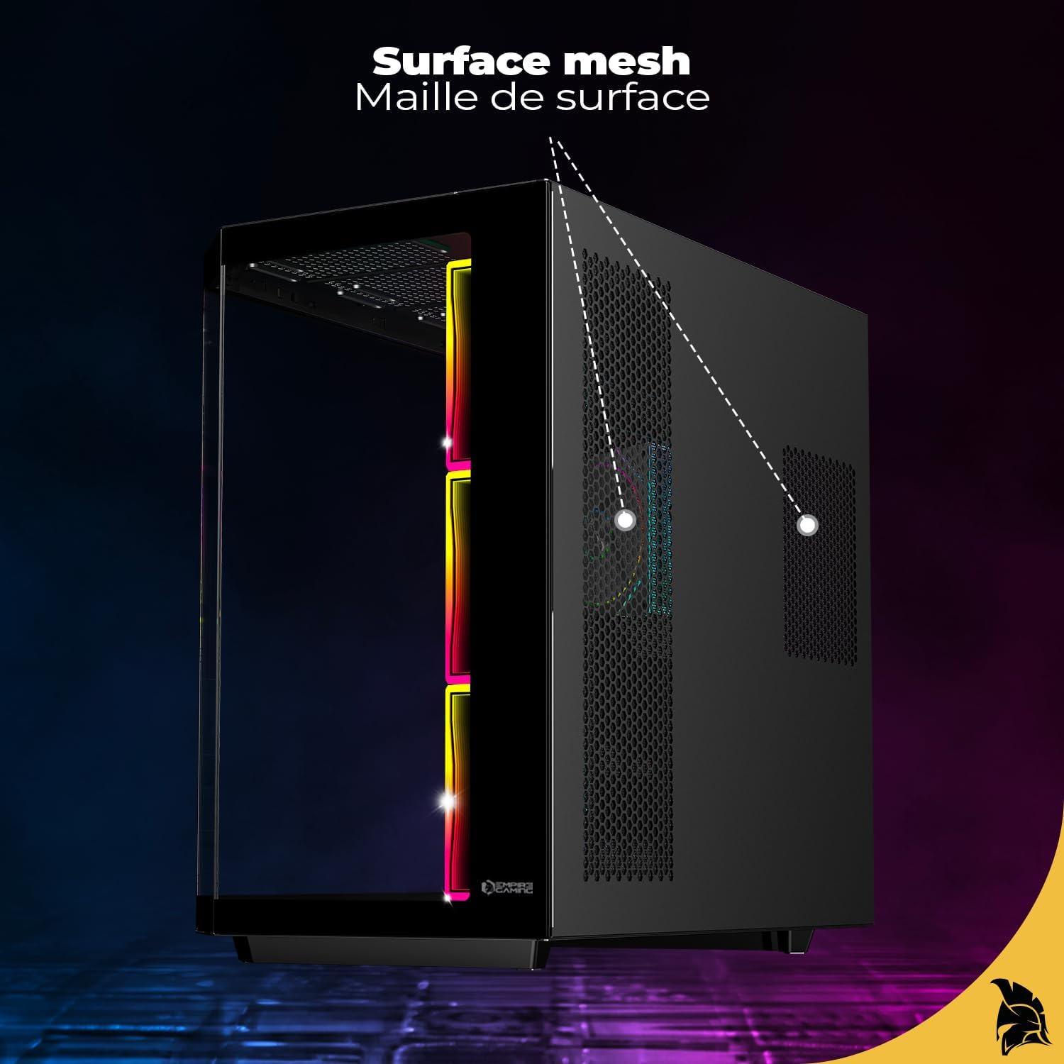 Empire Gaming ECL251 - Case PC Mid-Tower ATX, Nero - immagine 8