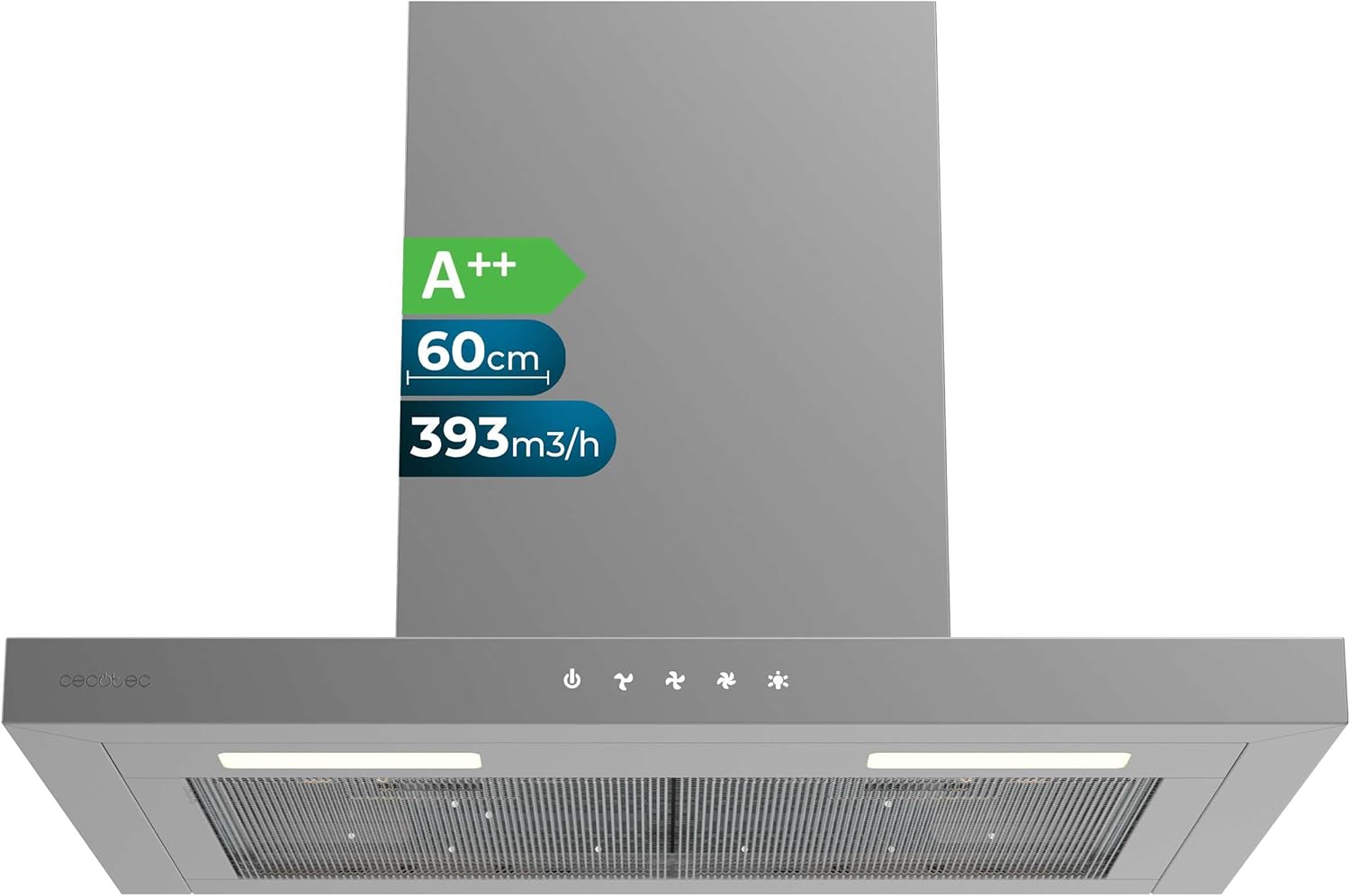 Cecotec Cappa Aspirante Bolero Flux TT 604000 Inox A++ - immagine 1