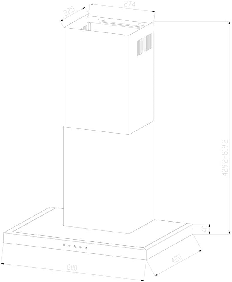 Cecotec Cappa Aspirante Bolero Flux TT 604000 Inox A++ - immagine 9