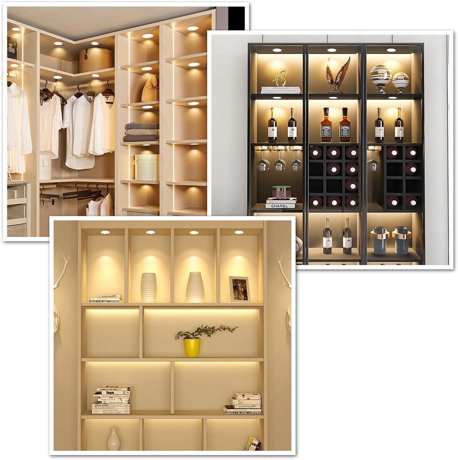 ALUSSO Set 6 Faretti LED da Incasso 12V 4W, Nichel - immagine 11