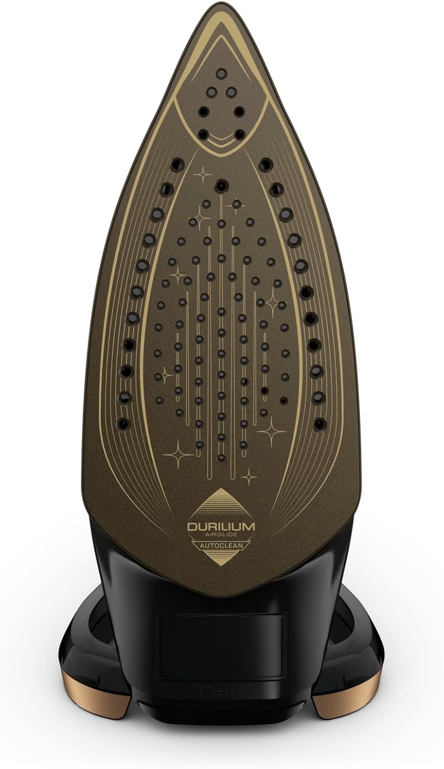 Tefal Puregliss Ferro a Vapore 3000W, Nero/Oro - immagine 3