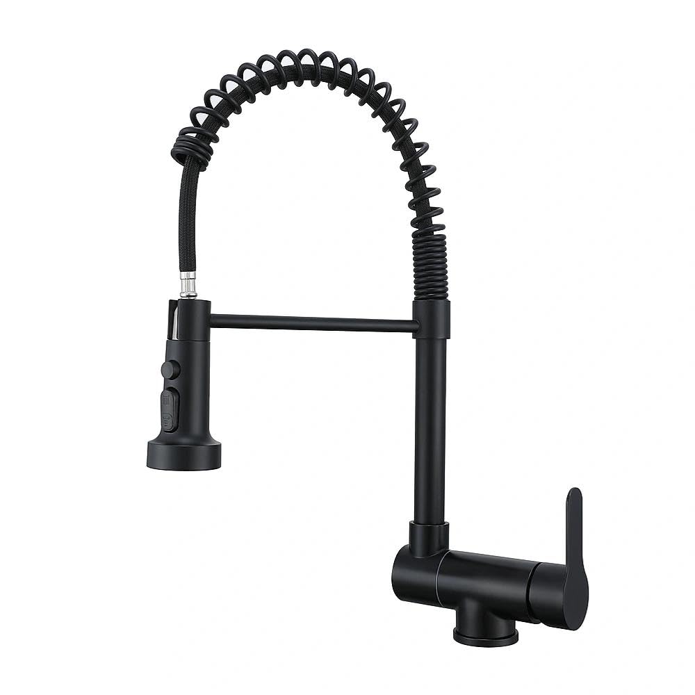 Rubinetto Cucina Sottofinestra Pieghevole Nero