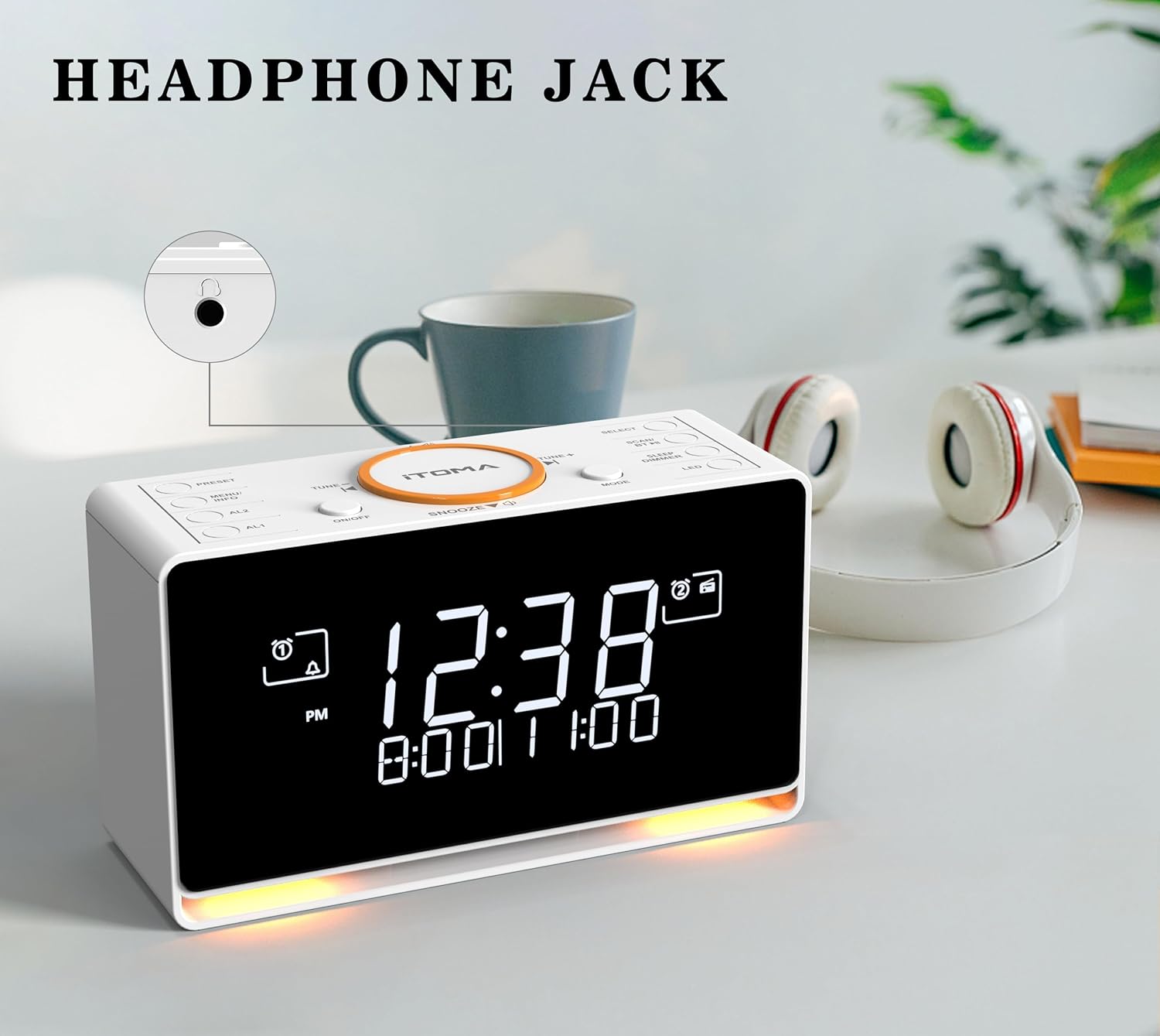 Itoma Radiosveglia DAB/FM con Bluetooth e USB - immagine 3