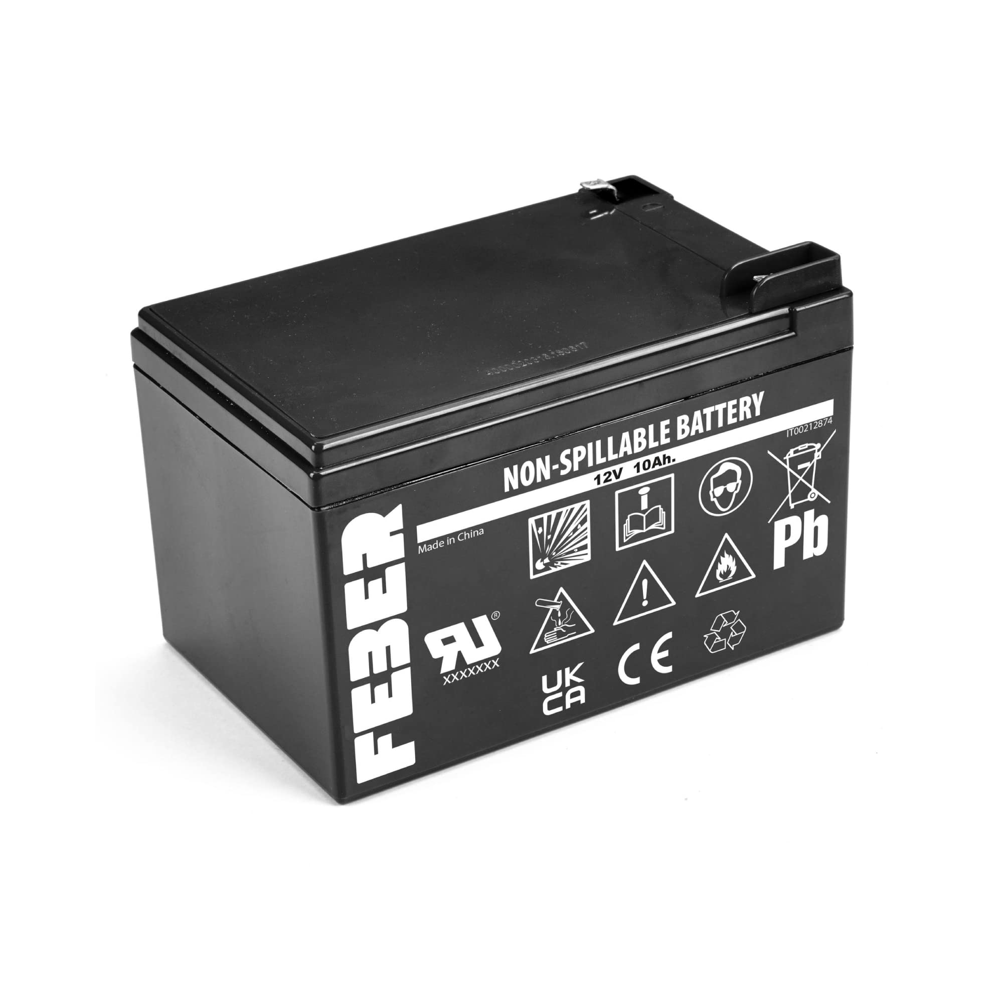 FEBER Famosa 800003106 - Batteria 12V 12 Ah Solo Articoli