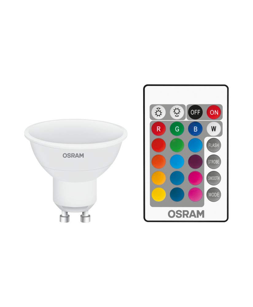 Osram LED Retrofit RGBW - Lampadine LED E27 7W, 4 Pcs