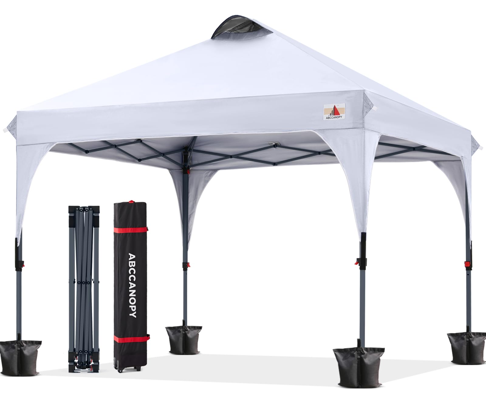 Abccanopy Gazebo Pieghevole 3x3m Impermeabile