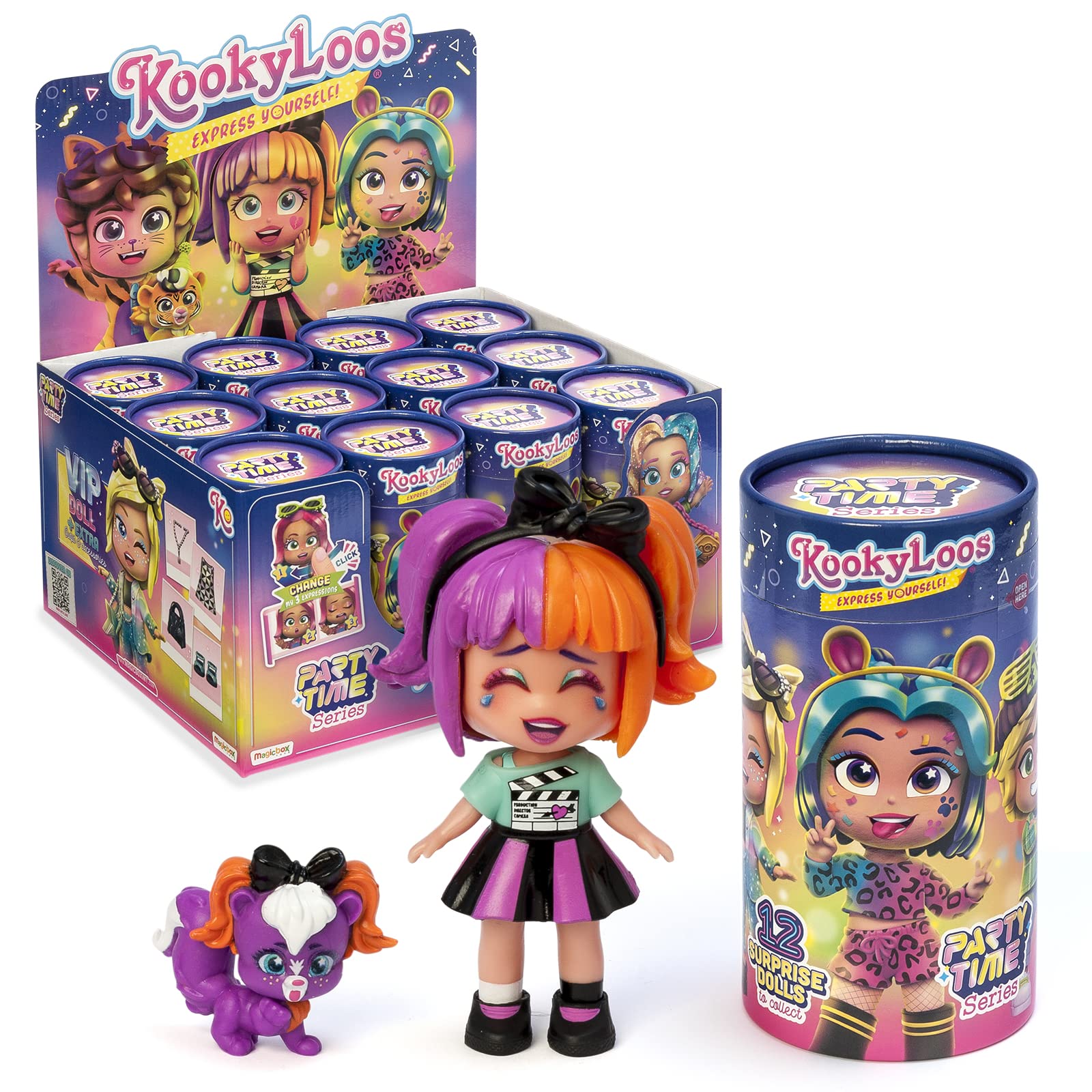 KOOKYLOOS Party Time Series - Bambole a Sorpresa da Collezione