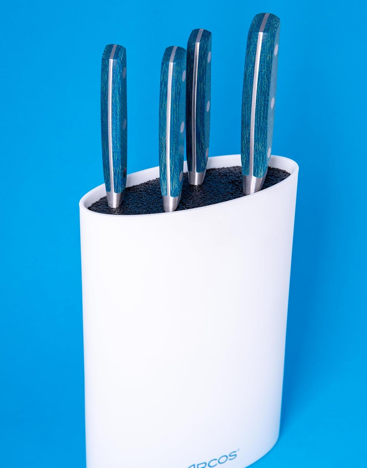 Arcos Blocks - Ceppo Portacoltelli Universale Bianco - immagine 3