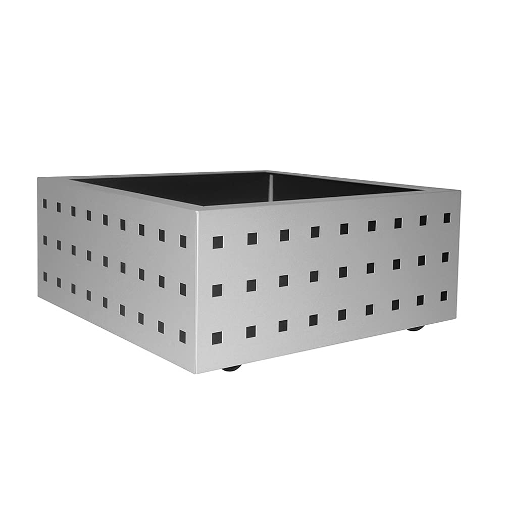 OFITURIA Jardinera per Esterno Grande Quadrata con Ruote