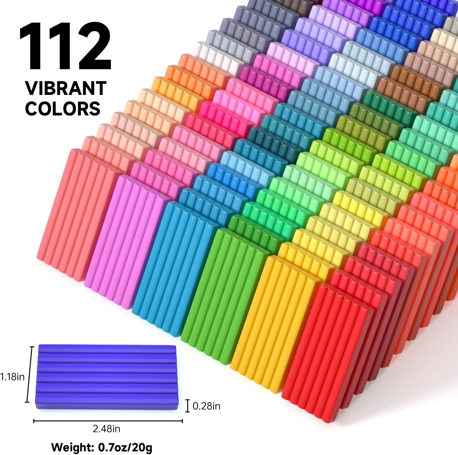 Shuttle Art Kit Argilla Polimerica 112 Colori - immagine 2