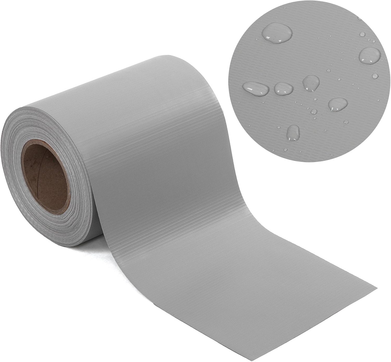 Songmics Strisce Privacy in PVC 40m x 19cm, Grigio Chiaro - immagine 6