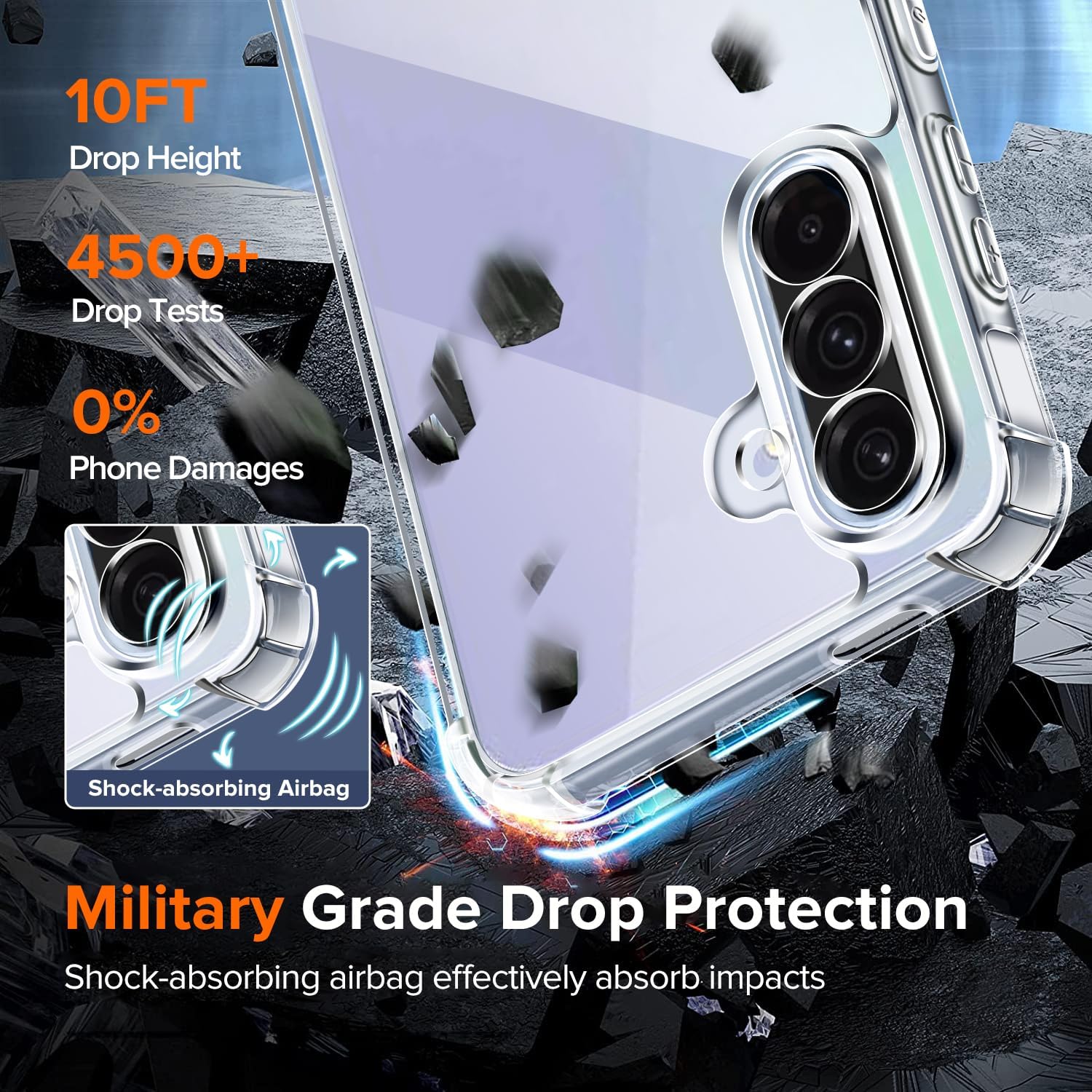 Ivoler Cover Anti Ingiallimento per Samsung Galaxy A36 5G - immagine 4